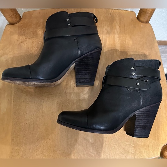 Rag & Bone Harrow Ankle Boots, Black Size 38 - Picture 3 of 8